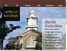 Tablet Screenshot of mpalbrightlaw.com